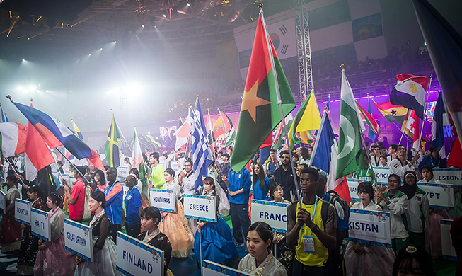 N. Korean delegation attends opening of World Taekwondo Championships