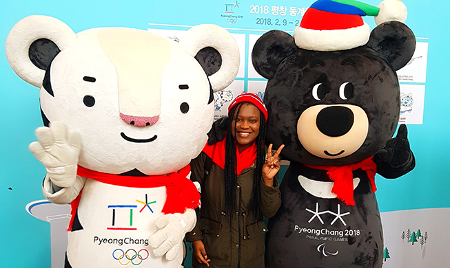 Together with Lee Dong Wook in Pyeongchang