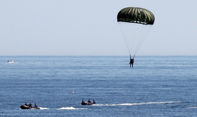 'Hard duck' operation by Marine recon battalion in Pohang