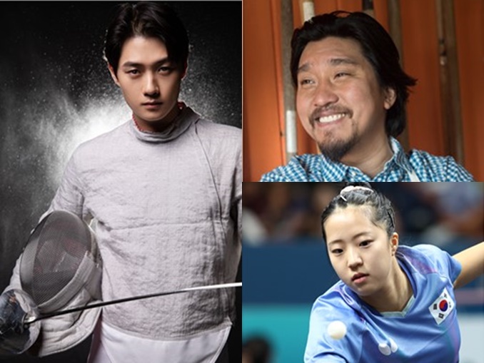 Fencer, chef, table tennis player win Korea Image Awards